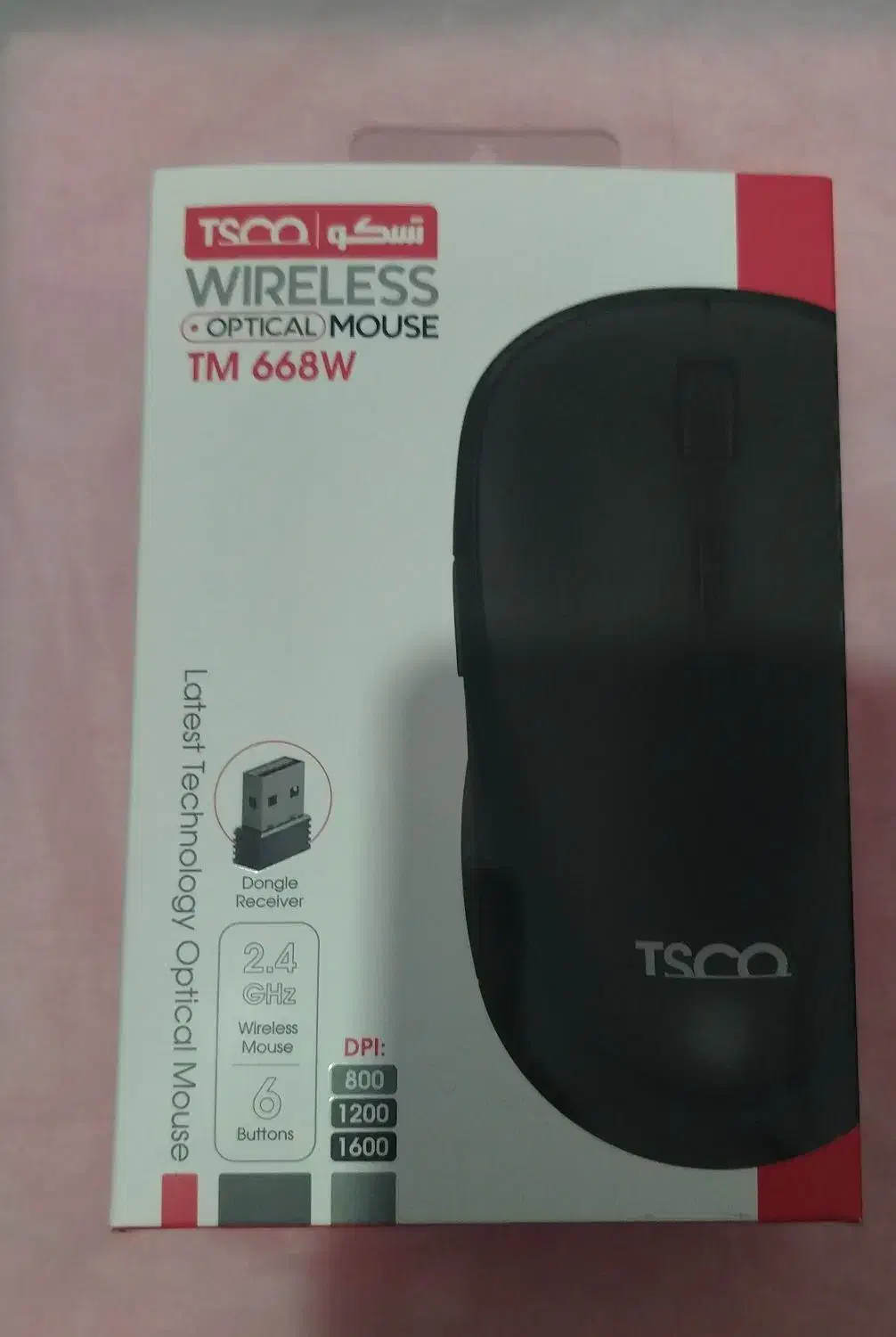 ماوس بی سیم تسکو مدل TM 668W